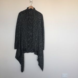 EUC Lucky Brand Open Cardigan Shark Hem